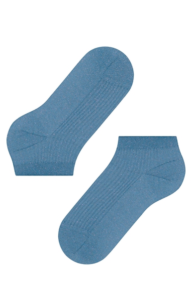 Носки женские синие Shiny Rib FALKE 47118 купить в интернет-магазине Bestelle фото 4