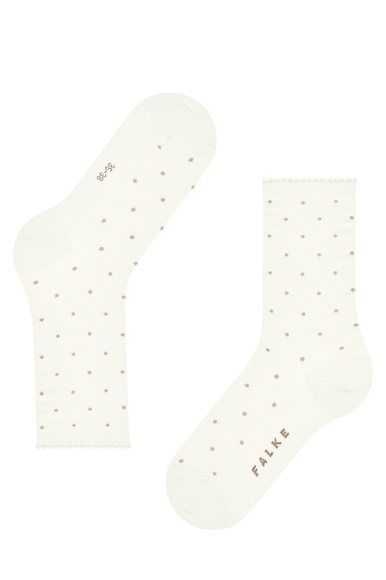 Носки женские белые Spike Dot FALKE 47171 купить в интернет-магазине Bestelle фото 4