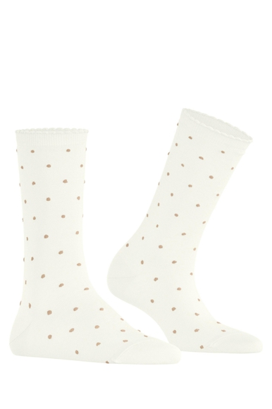 Носки женские белые Spike Dot FALKE 47171 купить в интернет-магазине Bestelle фото 3