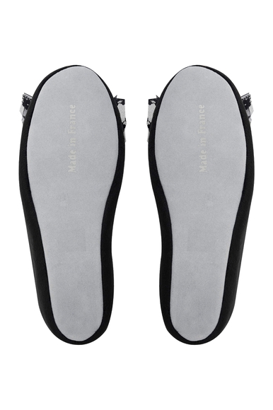 Женские чёрные тапочки Jaimies NATHALIA FALBALA купить в интернет-магазине Bestelle фото 5