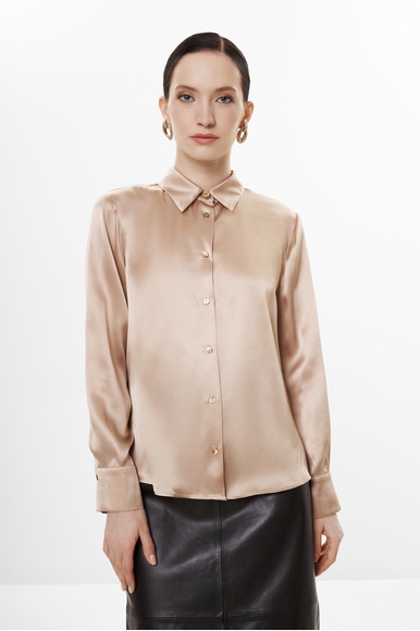 Шелковая блузка с длинным рукавом Diana Gallesi 5085R002964N купить в интернет-магазине Bestelle фото 1