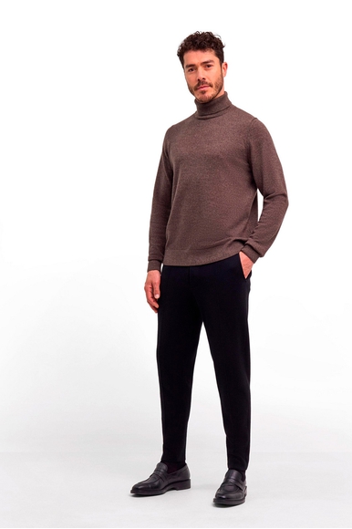 Водолазка мужская коричневая из шерсти FALKE 60934 купить в интернет-магазине Bestelle фото 3