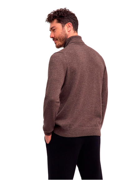 Водолазка мужская коричневая из шерсти FALKE 60934 купить в интернет-магазине Bestelle фото 2