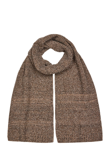 Серый коричневый шарф FALKE 63094 купить в интернет-магазине Bestelle фото 1