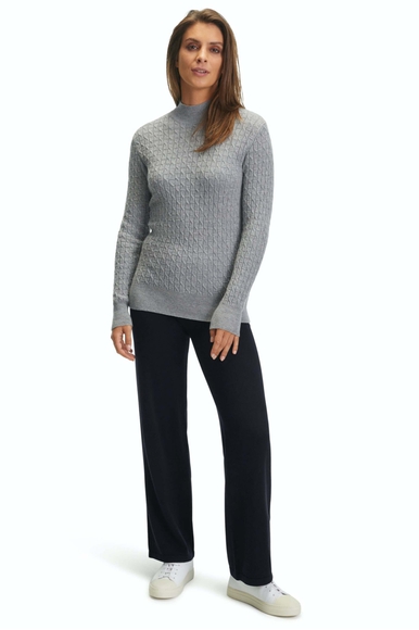 Широкие черные женские брюки Basic Essenitals FALKE 64236 купить в интернет-магазине Bestelle фото 3