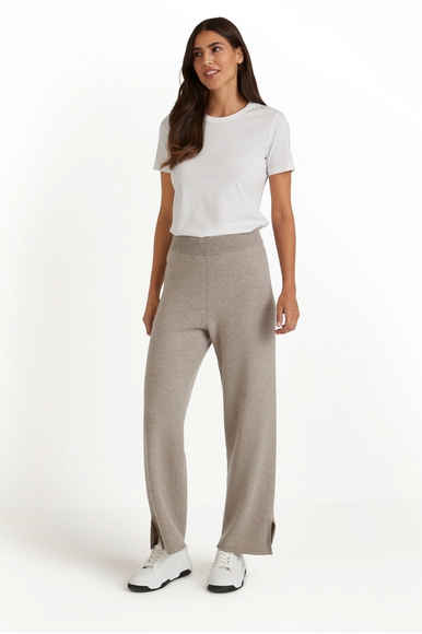 Женские бежевые брюки из кашемира FALKE 64306 купить в интернет-магазине Bestelle фото 3