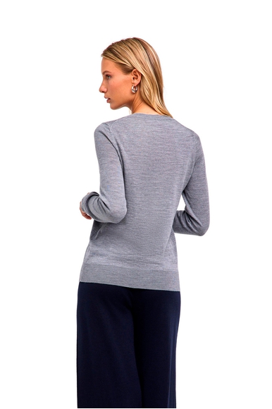 Женский серый джемпер из шерсти FALKE 64346 купить в интернет-магазине Bestelle фото 2