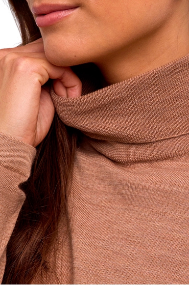 Водолазка женская коричневая из шерсти FALKE 64940 купить в интернет-магазине Bestelle фото 4