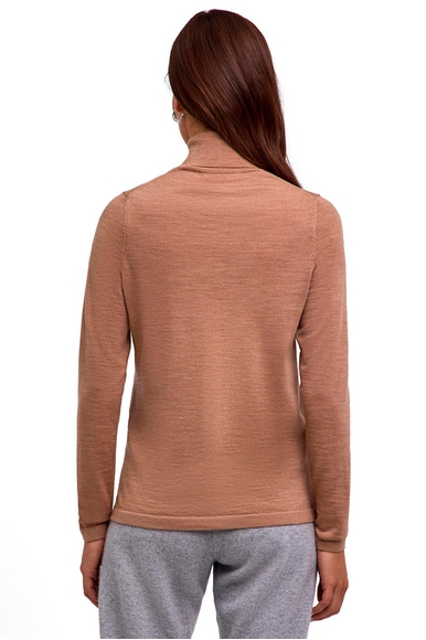 Водолазка женская коричневая из шерсти FALKE 64940 купить в интернет-магазине Bestelle фото 2