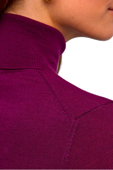 Водолазка женская фиолетовая из шерсти FALKE 64940 купить в интернет-магазине Bestelle фото 4