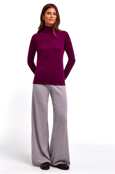 Водолазка женская фиолетовая из шерсти FALKE 64940 купить в интернет-магазине Bestelle фото 3