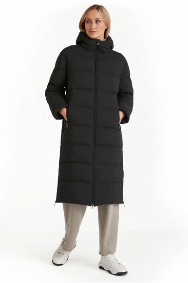 Пальто женское черное FALKE 65089 купить в интернет-магазине Bestelle фото 3