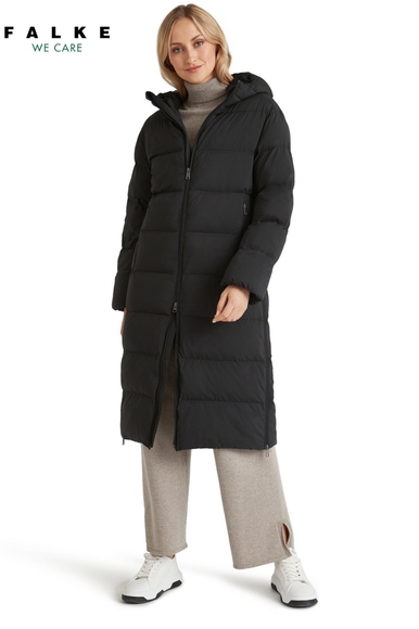 Пальто женское черное FALKE 65089 купить в интернет-магазине Bestelle фото 1