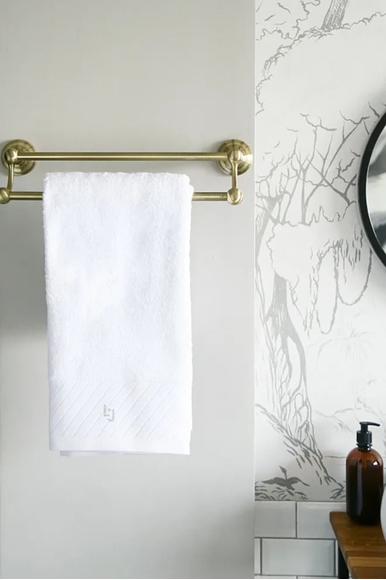 Полотенце белое из хлопка 100x150 см LIU JO LB882B купить в интернет-магазине Bestelle фото 3