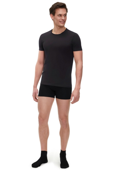 Комплект футболок мужских черных из хлопка 2 шт. FALKE 68108 купить в интернет-магазине Bestelle фото 3