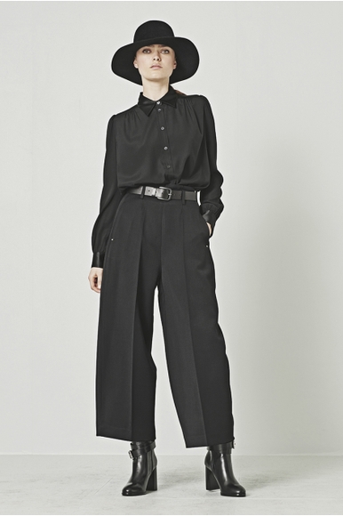 Широкие шерстяные классические брюки со стрелкой High 70251210851 купить в интернет-магазине Bestelle фото 1
