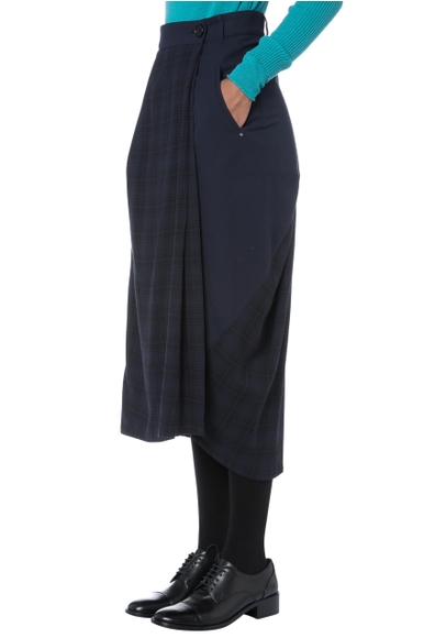 Длинная юбка в клетку High 72037015421 купить в интернет-магазине Bestelle фото 4