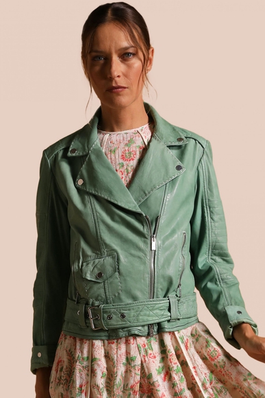 Женская кожаная куртка-косуха High 76209790T37 купить в интернет-магазине Bestelle фото 1
