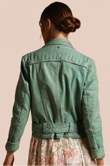 Женская кожаная куртка-косуха High 76209790T37 купить в интернет-магазине Bestelle фото 2