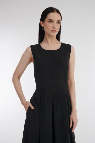 Чёрное длинное платье Milva Mi 2302 купить в интернет-магазине Bestelle фото 4