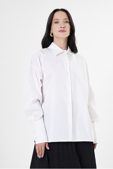 Белая блузка с длинным рукавом Milva Mi 8121 купить в интернет-магазине Bestelle фото 1