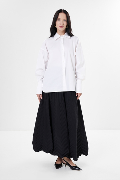 Белая блузка с длинным рукавом Milva Mi 8121 купить в интернет-магазине Bestelle фото 3