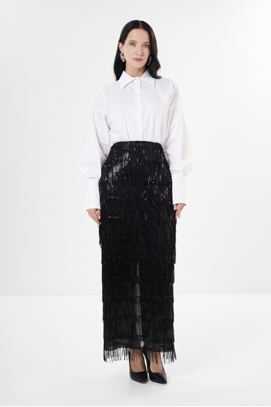 Длинная черная юбка Milva Mi 8294 купить в интернет-магазине Bestelle фото 3
