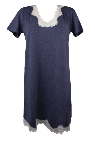 Женская короткая сорочка с кружевом Antigel FNA1006 купить в интернет-магазине Bestelle фото 1