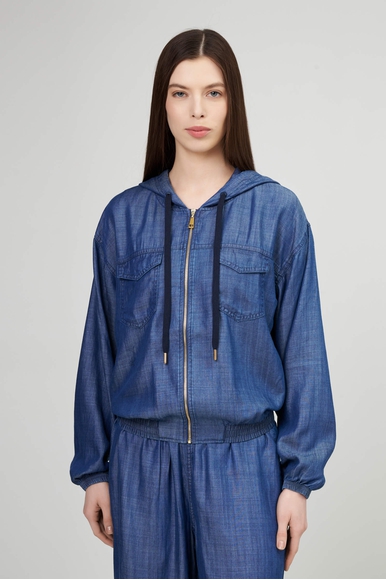 Женская синяя куртка TWINSET U&B 251LL2DAA купить в интернет-магазине Bestelle фото 1