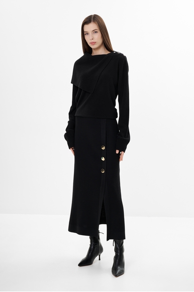 Длинная черная юбка Daniela Drei 9159 купить в интернет-магазине Bestelle фото 3