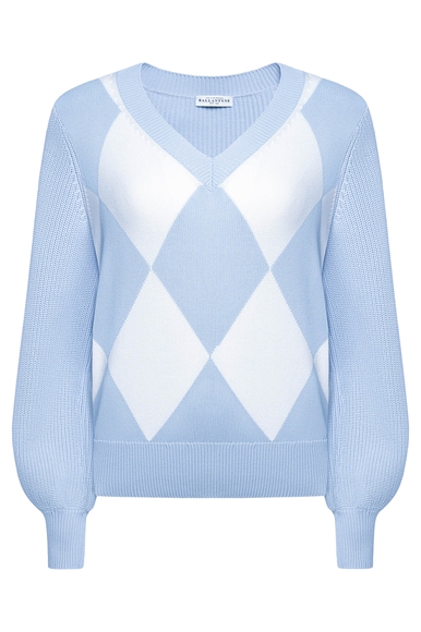 Женский джемпер из хлопка BALLANTYNE B1P638 7C070 купить в интернет-магазине Bestelle фото 6