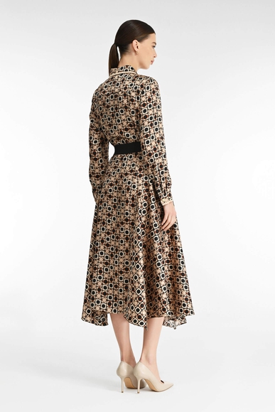 Платье миди с длинными рукавами Caterina Leman SU6839-73 купить в интернет-магазине Bestelle фото 3