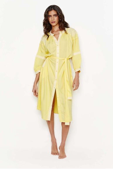 Пляжное желтое платье миди Melissa Odabash Ally CR 24 купить в интернет-магазине Bestelle фото 1
