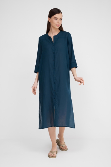 Пляжное хлопковое синее платье DNUD Paris B2507 купить в интернет-магазине Bestelle фото 1