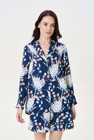  Женская домашняя рубашка с принтом Petit Pas 101157 купить в интернет-магазине Bestelle фото 1