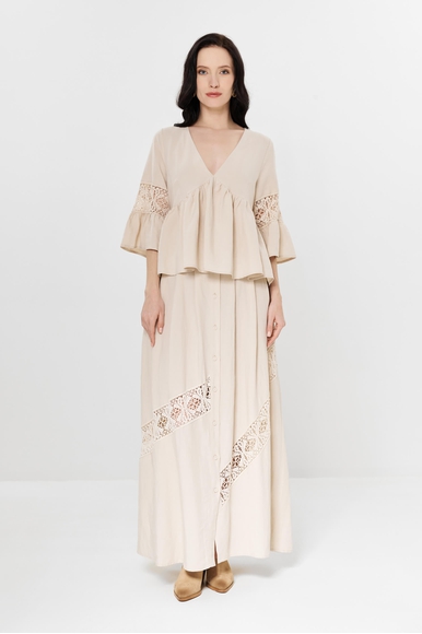 Длинная серая юбка Milva Mi 2413 купить в интернет-магазине Bestelle фото 3