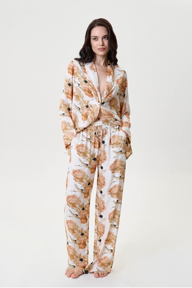 Женские домашние брюки с принтом Petit Pas 101158 купить в интернет-магазине Bestelle фото 6