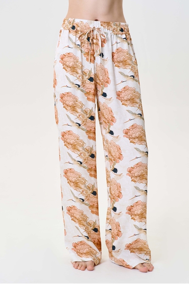 Женские домашние брюки с принтом Petit Pas 101158 купить в интернет-магазине Bestelle фото 1