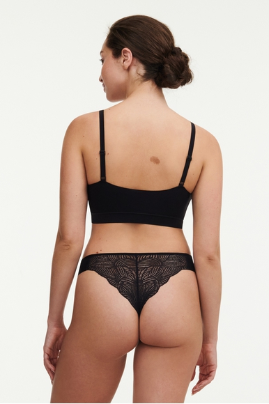  Черный бюстгальтер-топ Soft Stretch  Chantelle C11GQ9 купить в интернет-магазине Bestelle фото 5