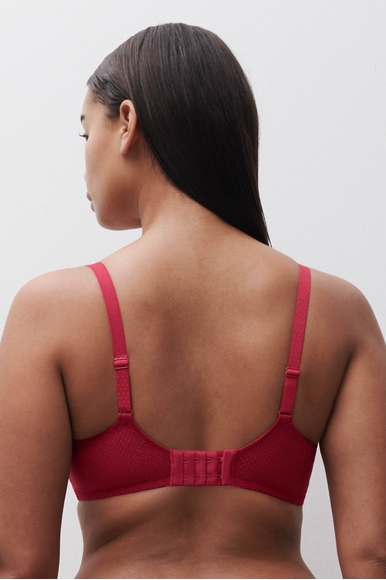  Красный бюстгальтер-балконет на косточках с вышивкой  Chantelle C12M50 купить в интернет-магазине Bestelle фото 2