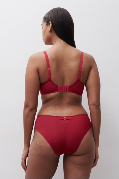  Красный бюстгальтер-балконет на косточках с вышивкой  Chantelle C12M50 купить в интернет-магазине Bestelle фото 4