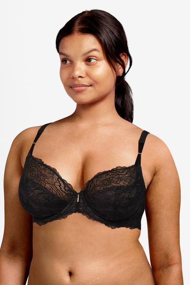  Черный кружевной бюстгальтер с мягкими чашками  Chantelle C13L10 купить в интернет-магазине Bestelle фото 1