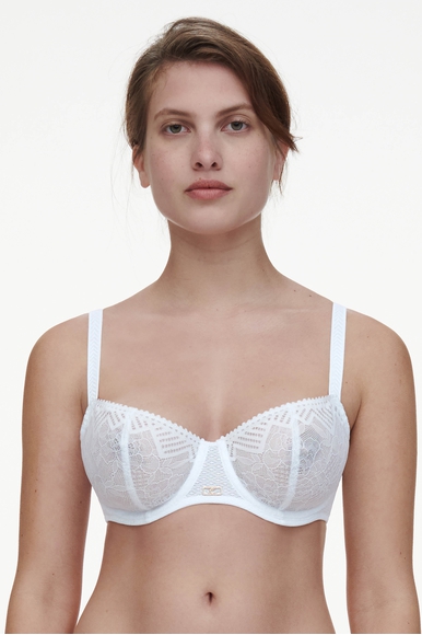 Белый бюстгальтер-балконет с мягкими чашками Chantelle C13XM5 купить в интернет-магазине Bestelle фото 1