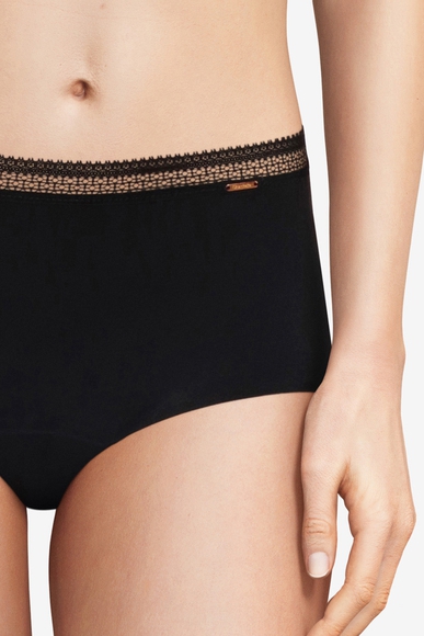  Женские черные высокие трусы-хипстеры Life Period menstrual Chantelle C16L70 купить в интернет-магазине Bestelle фото 3