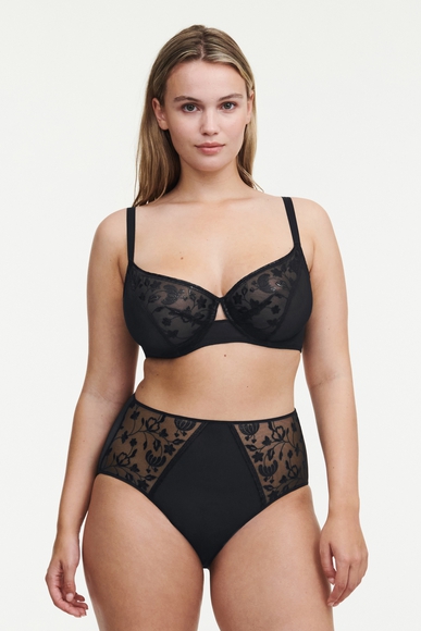 Женские высокие черные трусы-слипы Chantelle C22CC5 купить в интернет-магазине Bestelle фото 4