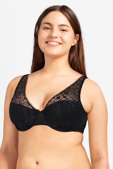 Женский черный бюстгальтер-спейсер с плотными чашками Chantelle C15F70 купить в интернет-магазине Bestelle фото 1