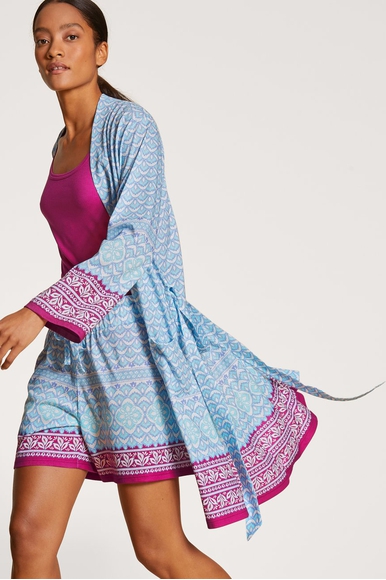 Женский халат миди ВЫКЛ ДУБЛЬ Calida 60058 купить в интернет-магазине Bestelle фото 6