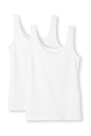 Комплект женских маек белых 2 шт. Calida 12907 купить в интернет-магазине Bestelle фото 1