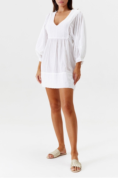 Пляжное короткое белое платье Melissa Odabash Camilla CR 24 купить в интернет-магазине Bestelle фото 3