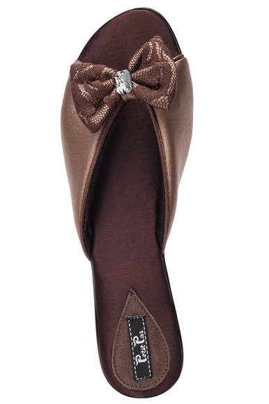 Женские коричневые пантолеты Petit Pas CLBBB2 купить в интернет-магазине Bestelle фото 3